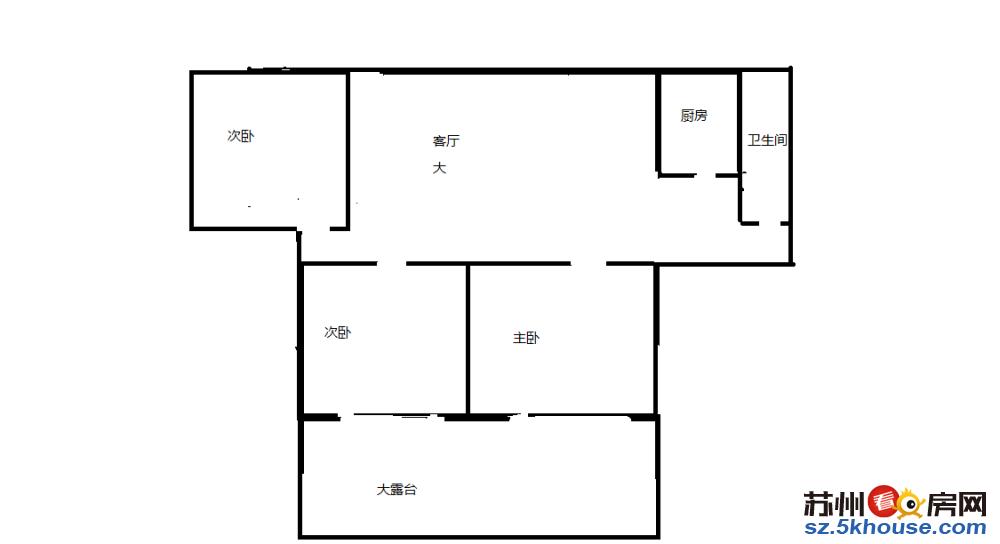 康锦苑 精装修大三房  品牌家电 满二 随时看 急售