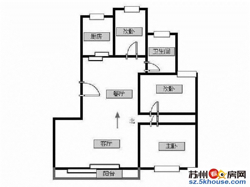 新旅城旁苏香名园 装修自住大三房 南北通透 全实木地板 诚售