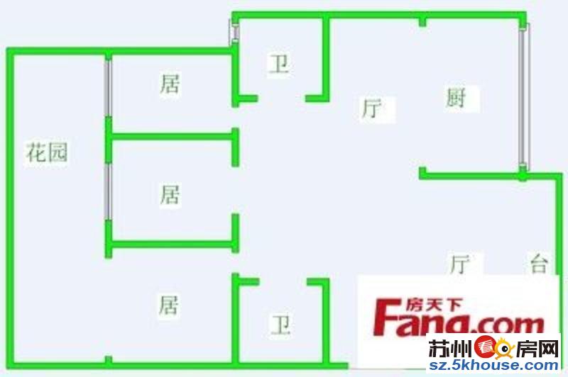 金色湖滨 精装三房 品质小区 素质入住 一楼带花园 随时看房