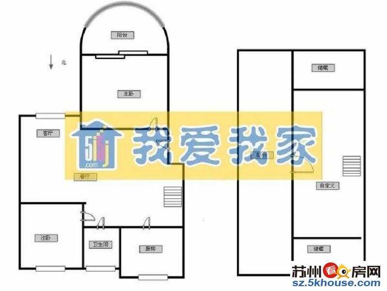 玉兰新村南园花苑5楼复式82平带30平阁楼平直振华自住装修