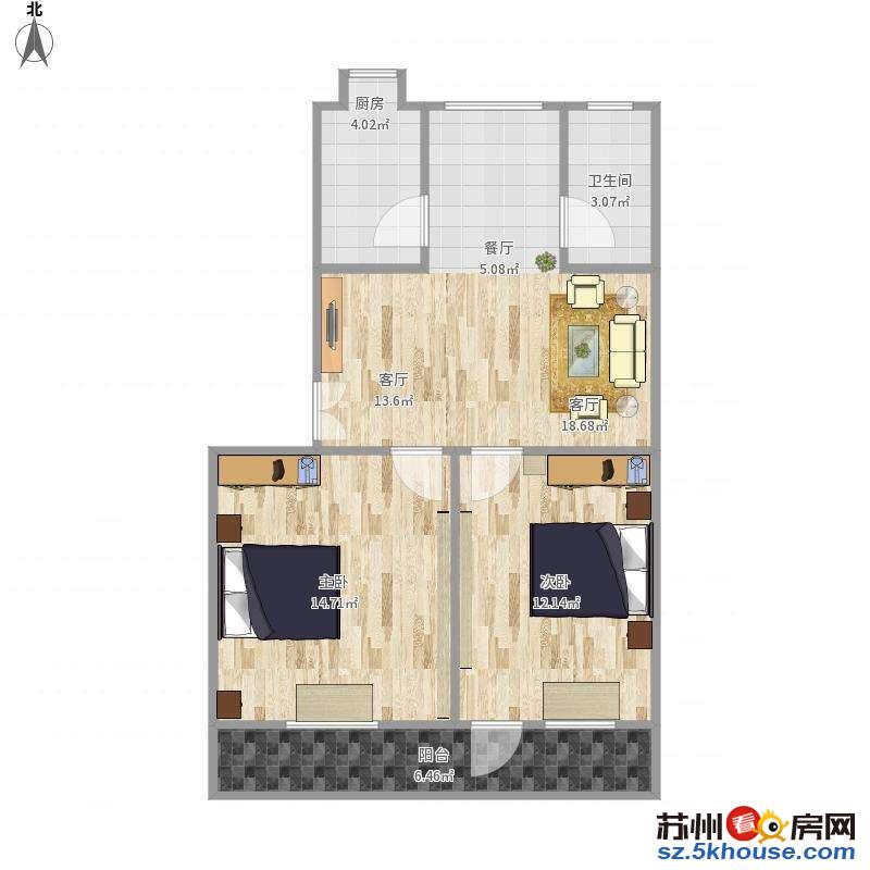 新盛花园 吴商雅苑 石湖东路 精装两房 家电齐全 领包入住