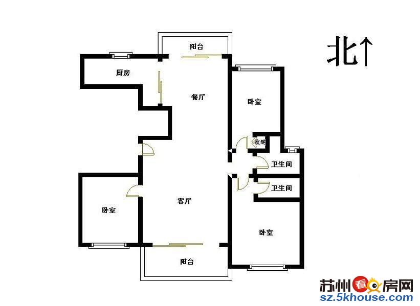 湖畔花园双星湾可用中间位 仅此一套通透三房房东诚意出售