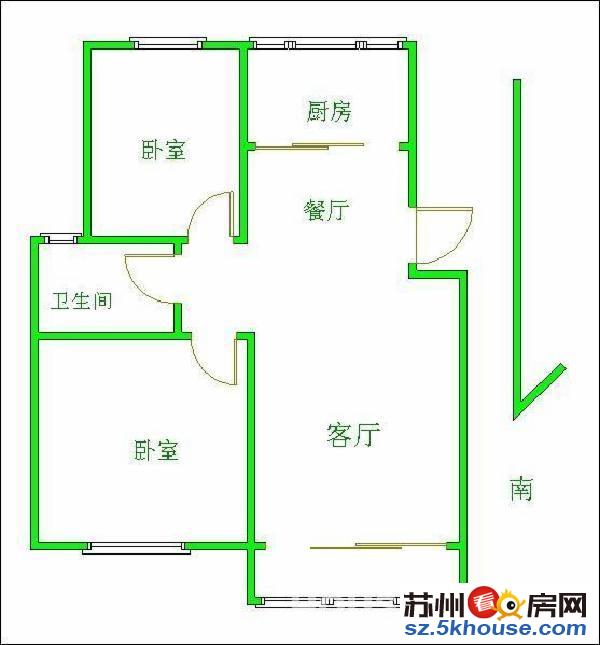 吴逸花园 南北通透三房 有钥匙 精装修楼层好 有急卖