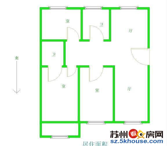 实拍 诚心出售金阊山塘街旁北环边上长盛花园大三房 独库满二