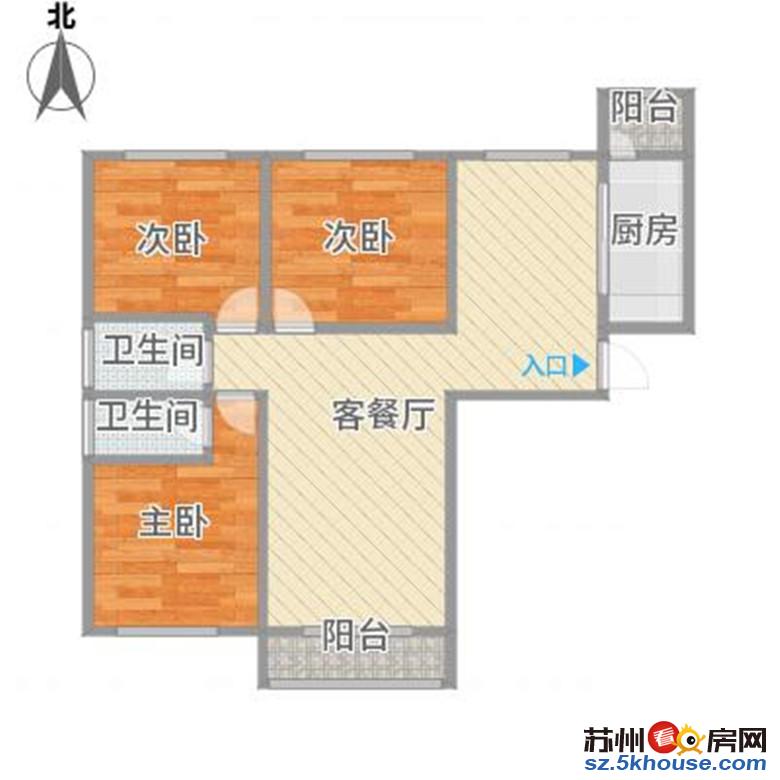 惠宇华庭精装修三房交通方便拎包入住诚意出租