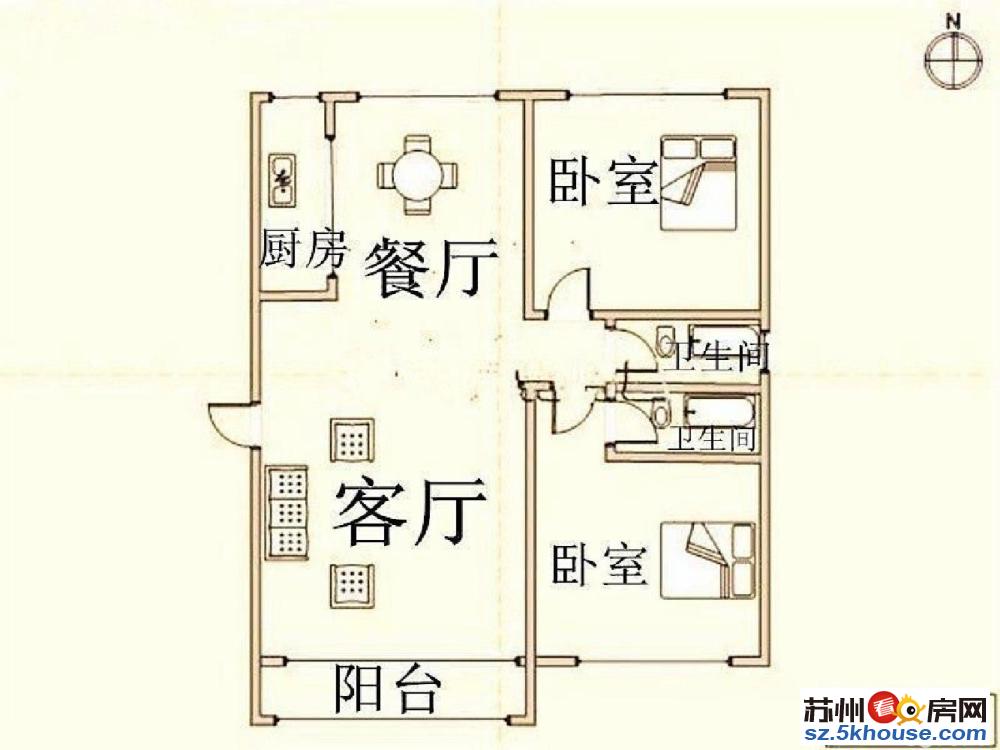 二次装修 星湾双学 湖景通透两房 中茵皇冠 钥匙满五专属急售