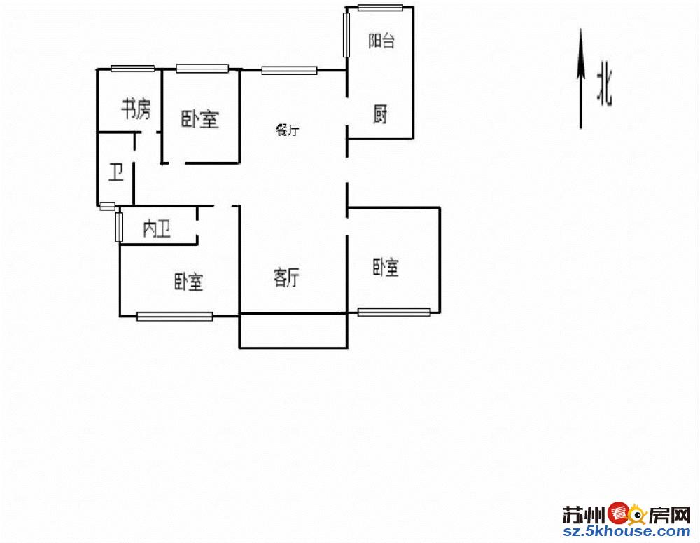 新上小石城紫竹园精装大四房 位置好 采光无遮挡 房东急售