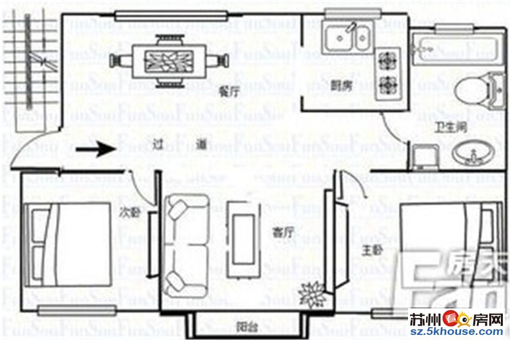 东亭家园 大户带阁楼 精装修 全天方便看房小区中心位置急售