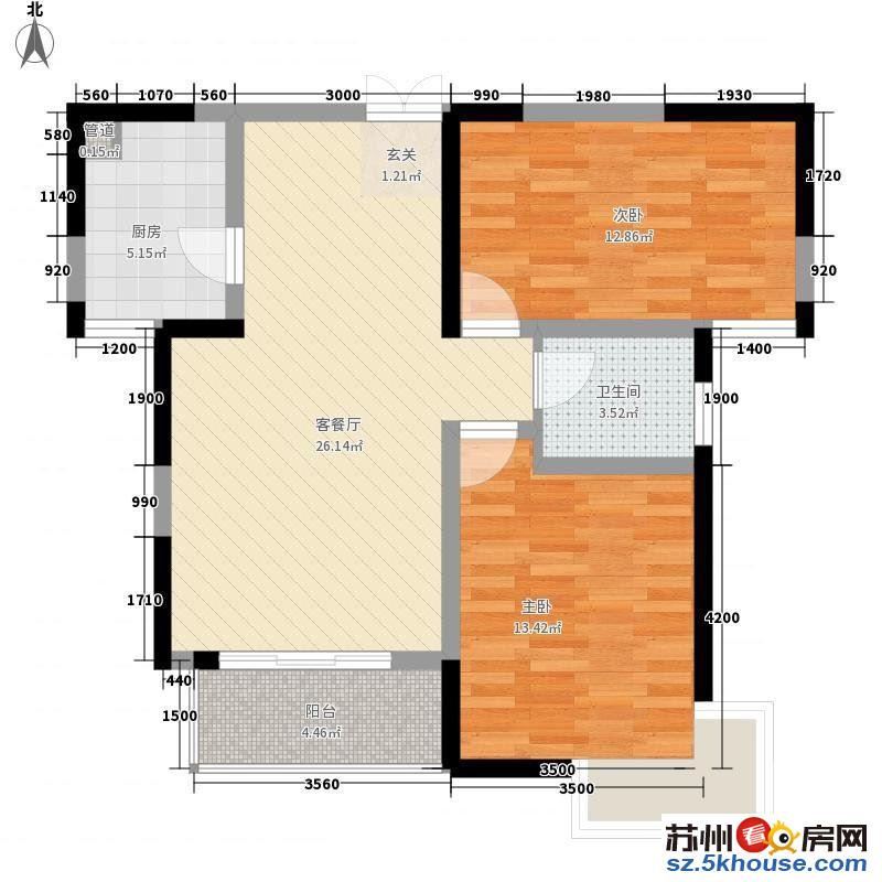 尼盛西城 115万 3室2厅1卫 精装修带学位业主诚心出售