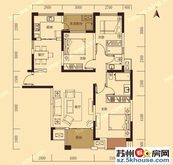 新上 精装房 家电家具齐全 拧包入住 采光好