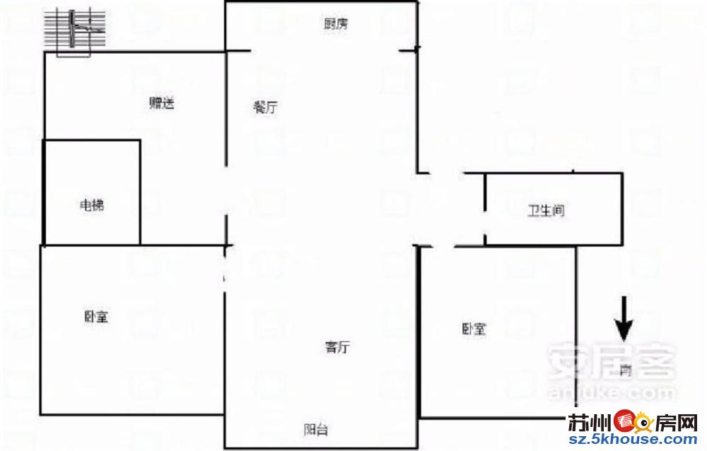 正源悦庭 一梯一户 三开间朝南20万精装修 户型正 随时看