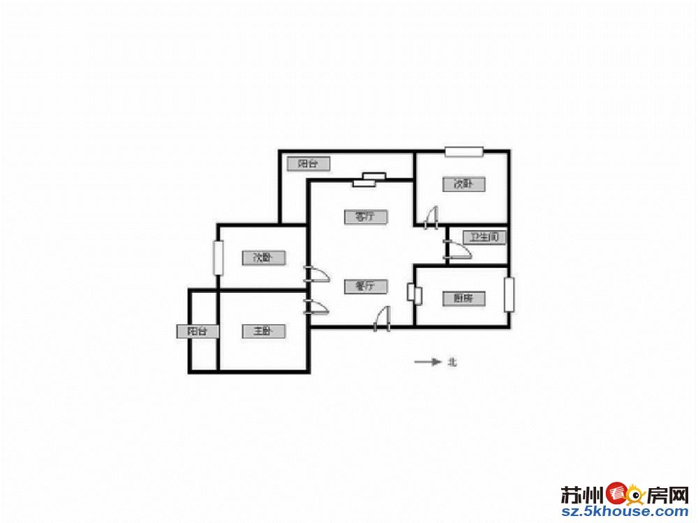 相城大道旁中翔商贸城三区 精装两房 近天虹大润发 拎包入住