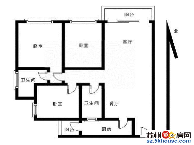 三香广场地铁 万盛花园 精装三室 拎包入住 家电齐全干净清爽