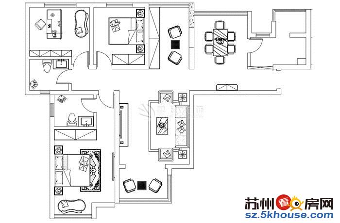 一线湖景通透三房  采光无敌 星澜教育