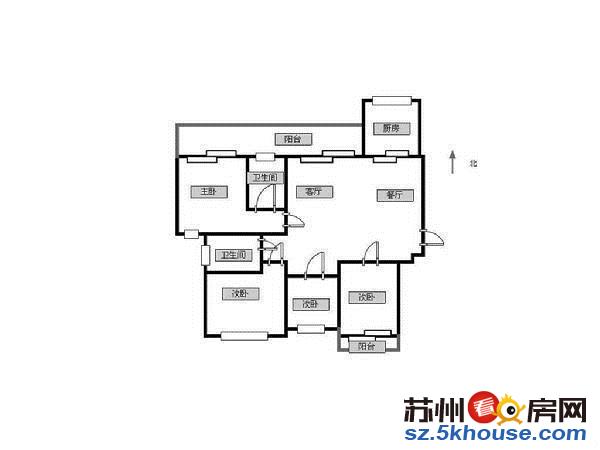 中间楼层 11米观景阳台 独墅湖全湖景 毛坯四房 诚心出售