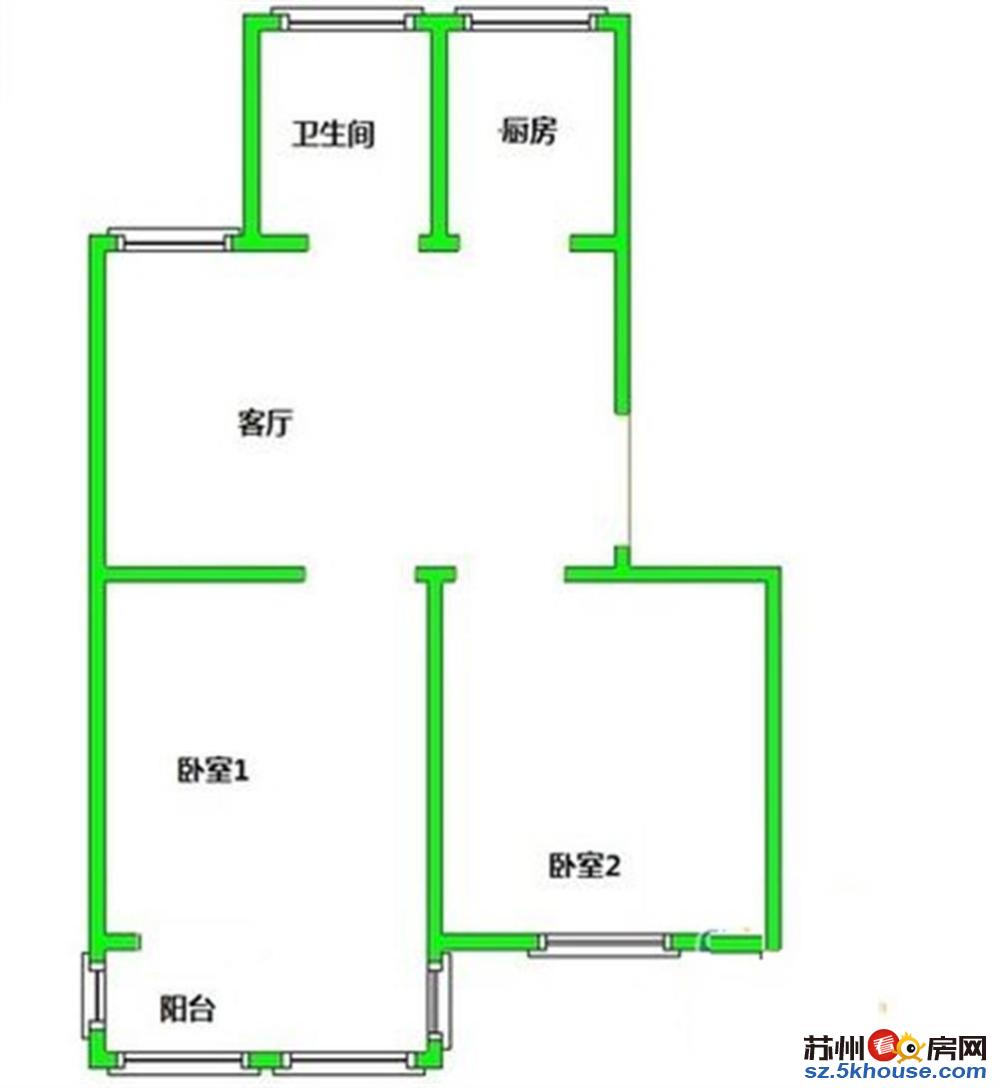 莲花新村五区大两房中等装修只要152w欲购从速