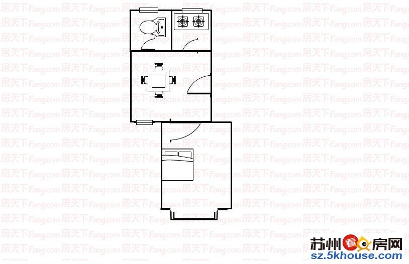 车坊淞泽家园41平小户带阁楼满两年简装带出售