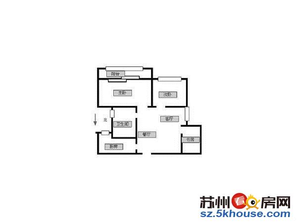 玉成康桥溪岸 欧式装修三房  户型通透  品质物业 环境优美