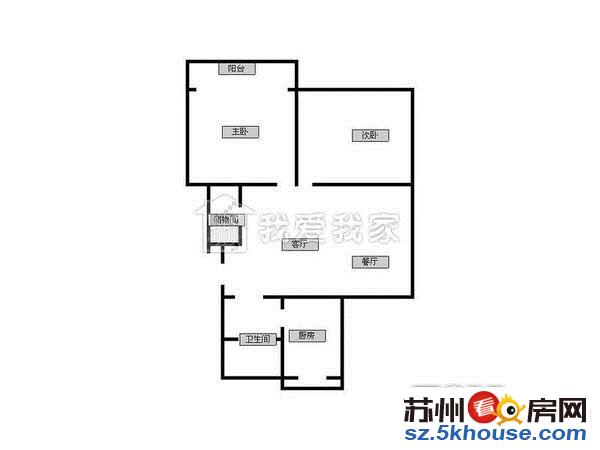 杨枝新村东边户南北通透看房方便有钥匙家具家电全留