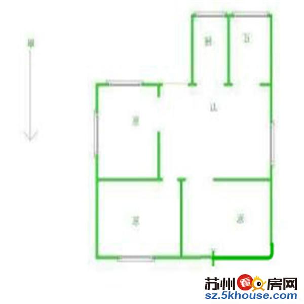 胥香园 精装小户 保养极好 南北通透 房东诚心出售 随时可看