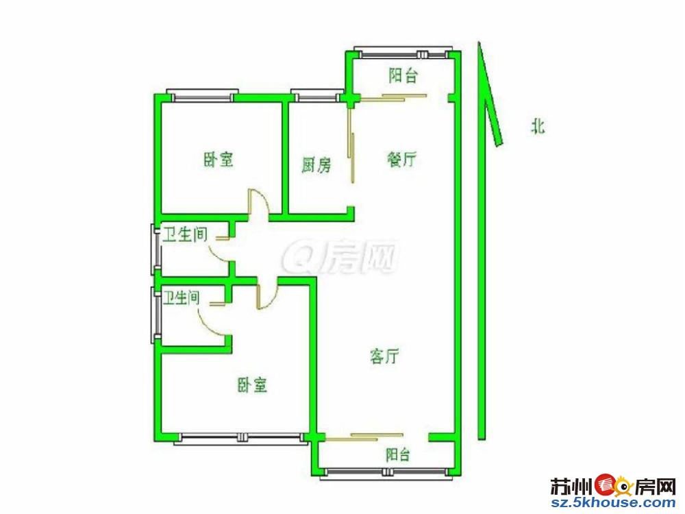 中茵皇冠湖景2房 双套间奢华装修 尊贵体验 可上星湾 诚心卖