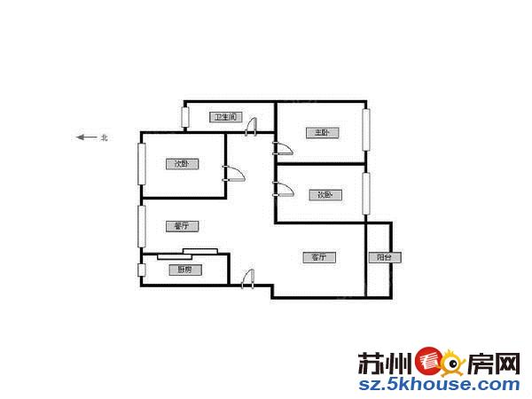 君诺香城花园二期简装两房带自库学 区未用税低