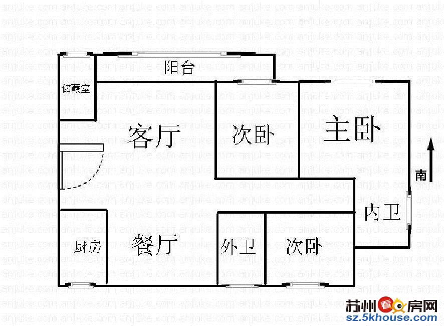 湖沁花园 精装通透三房 送 拎包入住 采光极好