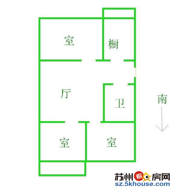 彩香二村 全明套型轻轨1号线桐泾北路旁4楼 有钥匙随时看房