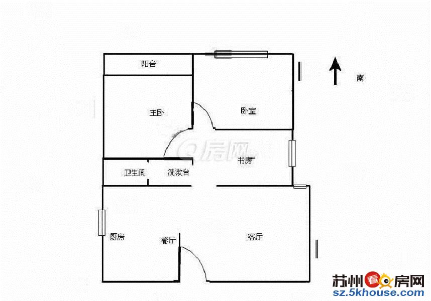 福星新城  精装修3室2厅 108m