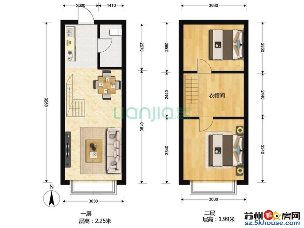 合景公寓 复式挑高 现代英伦风 品牌家具家电全留 随时看房