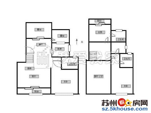 融创81栋长岛 毛坯293平联排别墅  5室2厅3卫 环境美