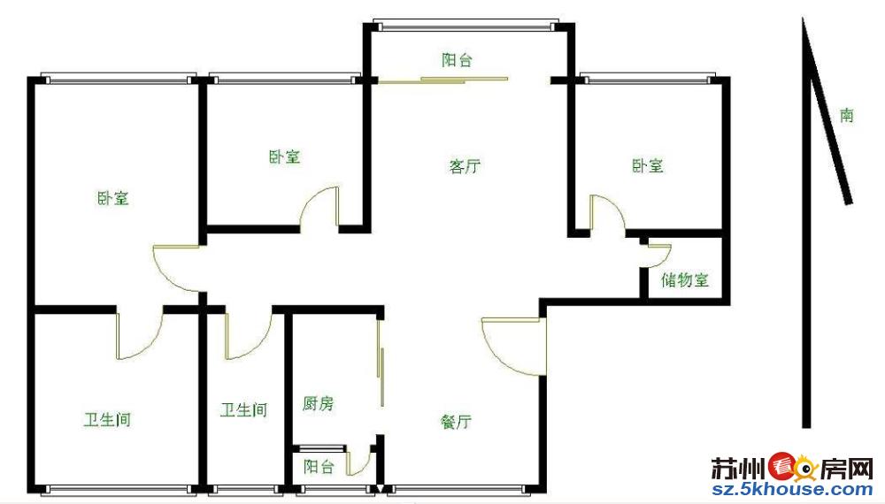 豪华婚装学户未用采光好送家具家电南北通透看房方便