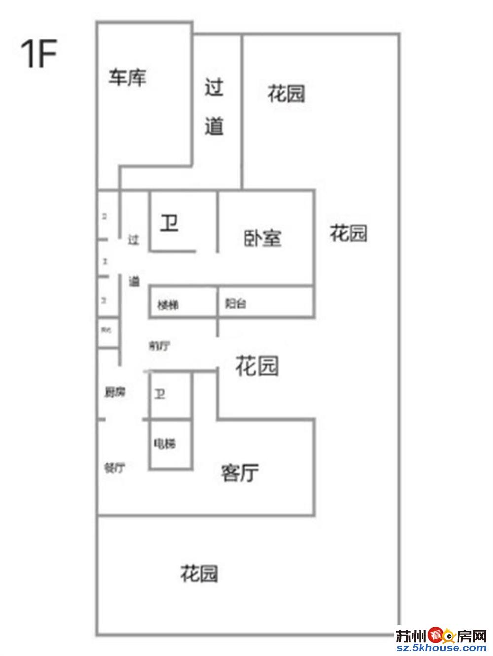 双湖板块临水系水墨江南独栋别墅300平大花园随时看