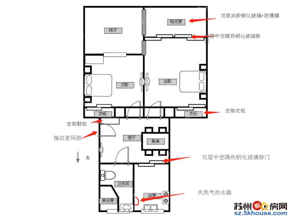 新上 宏葑新村 两室一厅一卫户型正气 万科广场 欧尚交通便利