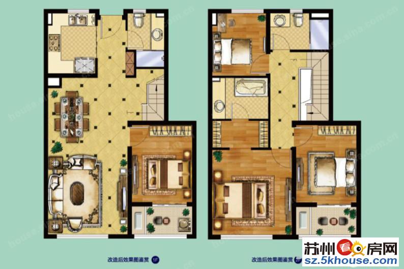 科技城双实验 中航樾公馆127平5房2卫 带花园 换房诚售