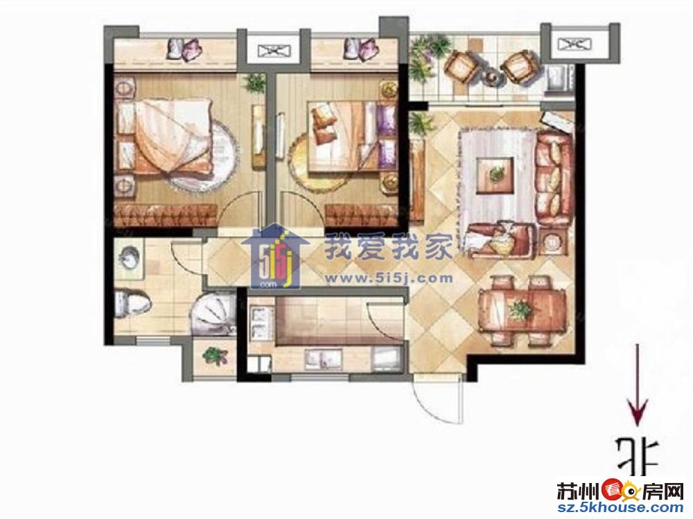 急售高铁新城85平大两房低于市场20万单价不到2万