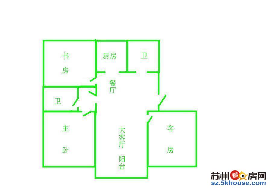 神房福星小区二期三楼送汽125平急抛225万