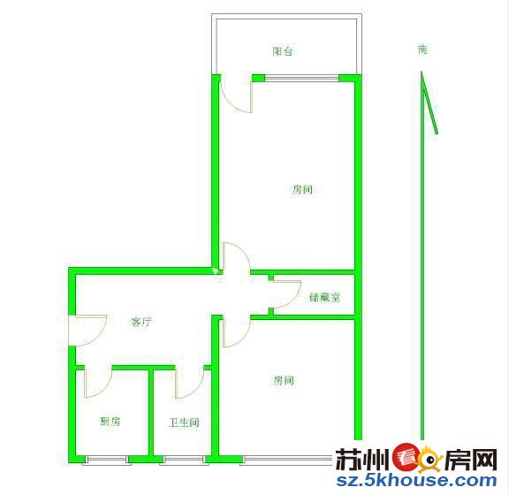 木渎林欣苑 精装2房 室内保养非常好 满二省税 房东急售