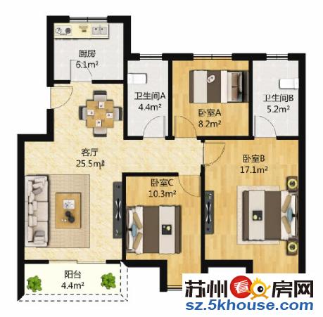 中海品质小区开发商统一装修没住过业主换房急售有钥匙看