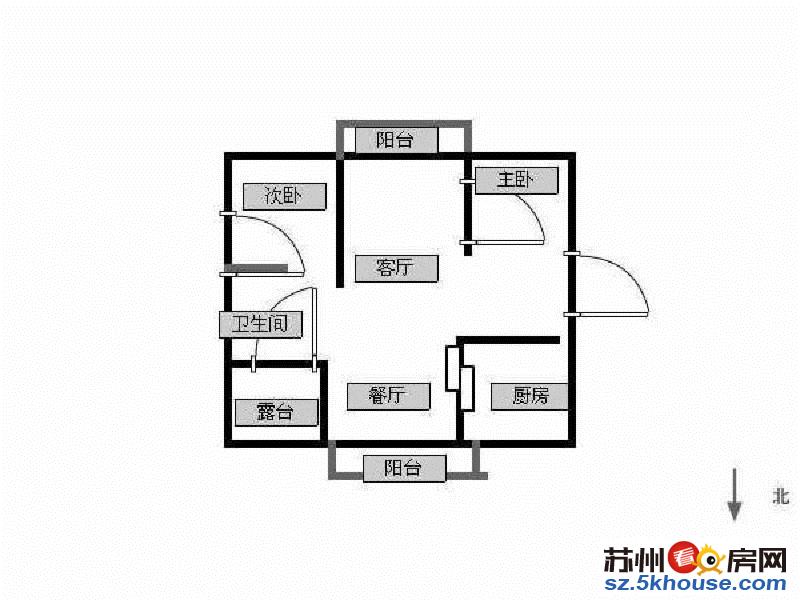 青山绿庭二区 三室二厅一卫 230万