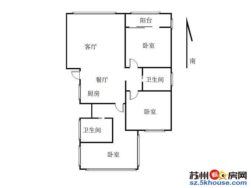 新上 星海中 多层南北通透三房多层洋房赠送大阳台