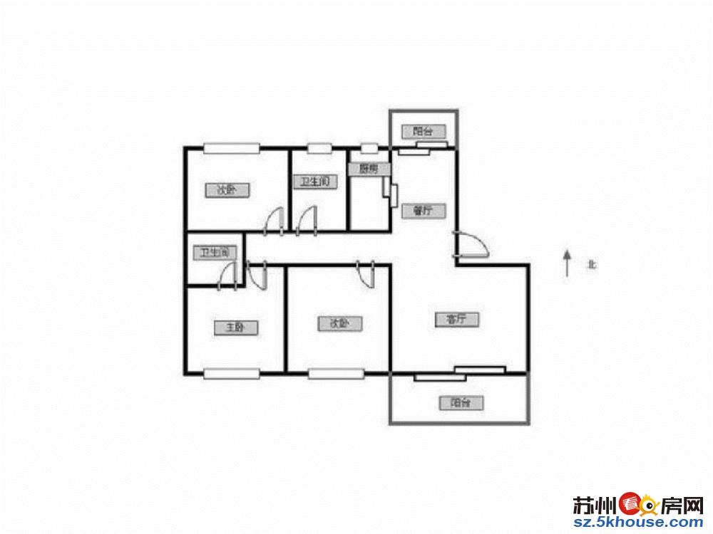 日兴花园3房2厅2卫在售 三开间朝南采光充足中间楼层带汽