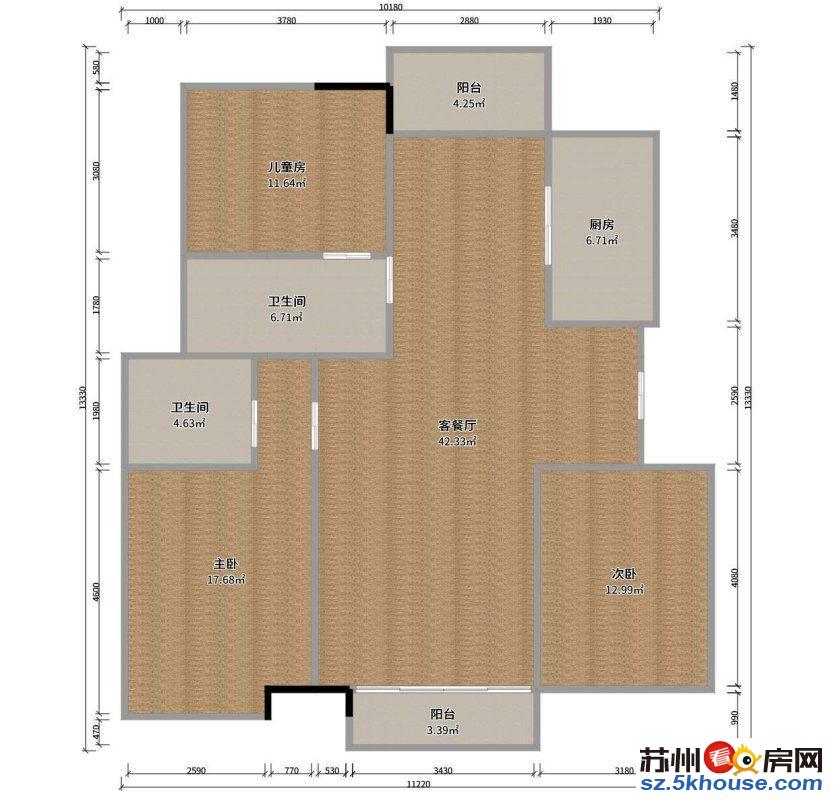 青山绿庭二区 三房两卫 带装修 满两年 价格美丽 楼层优越