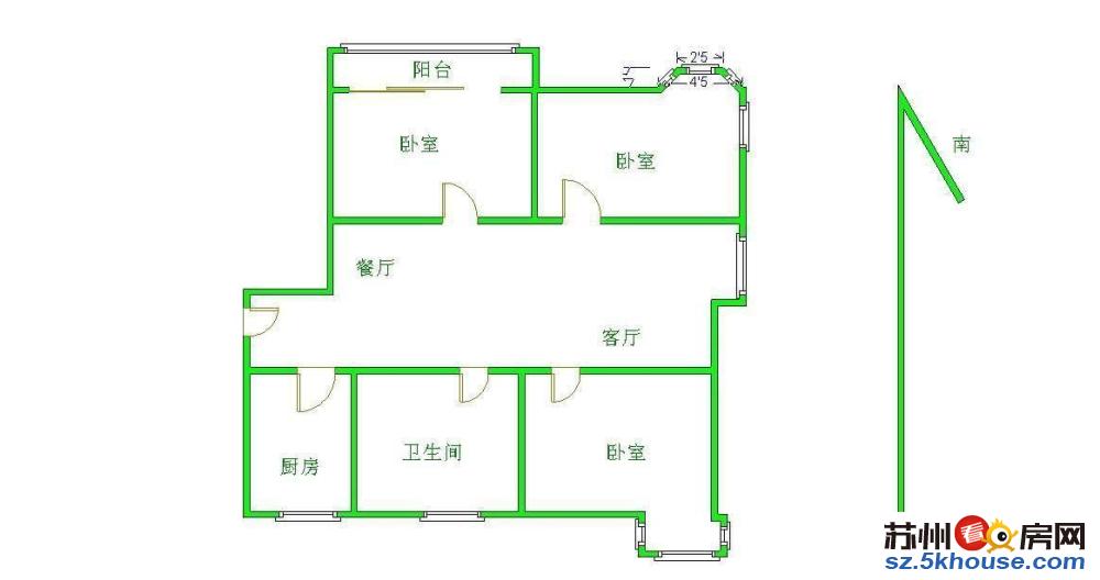 万达仲雅苑家悦花园豪装大三房拎包入住 得房率高