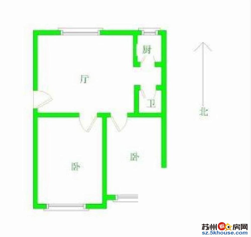 新上地铁口相门新村三楼精装拎包住平江双校区有钥匙