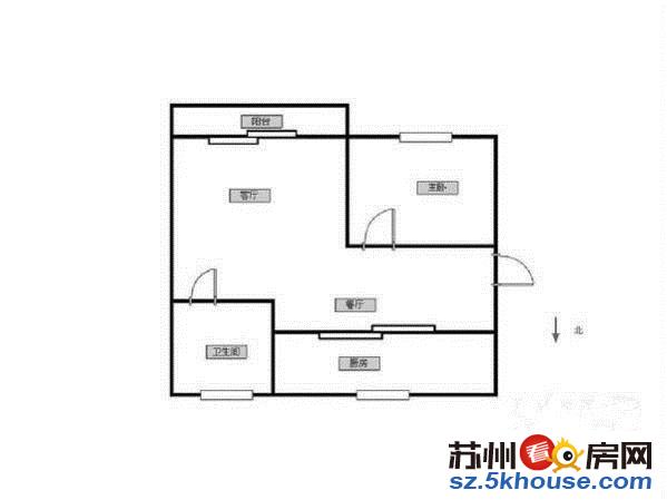 新浒花园二区 永旺宜家旁 看房方便 房东诚售 拎包入住