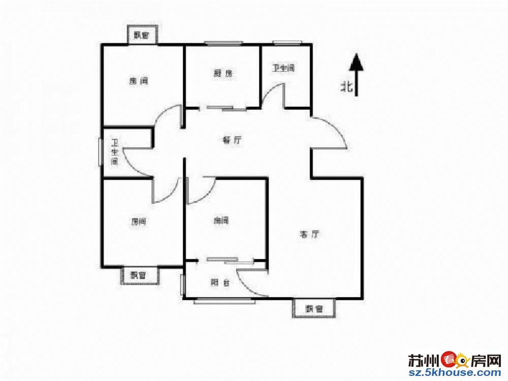 盘景苑 一楼带80平花园采光好3房两卫盘门景区护城河旁有钥匙