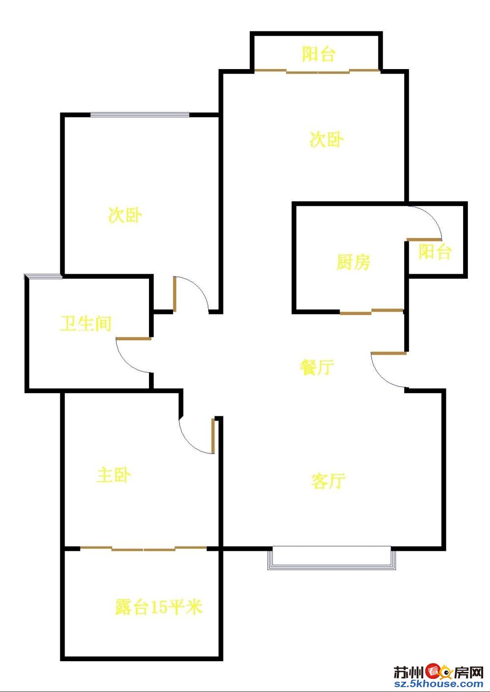 锦和加州精装两房南北带露台房东急售得房率高随时看房