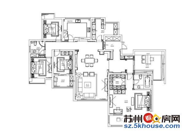 双湖板块 蝴蝶湾 全新毛坯 配套成熟 素质住户 景观房