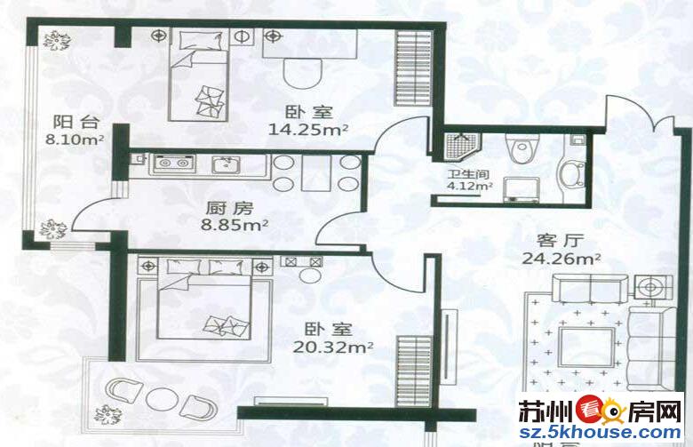 小区环境不错经典小户型 价格低 楼层好